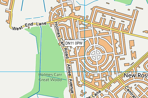 DN11 0PW map - OS VectorMap District (Ordnance Survey) DN11 0PW map - OS VectorMap District (Ordnance Survey)