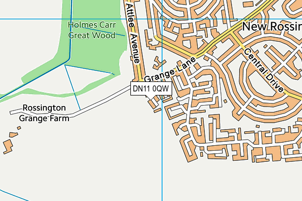 DN11 0QW map - OS VectorMap District (Ordnance Survey) DN11 0QW map - OS VectorMap District (Ordnance Survey)