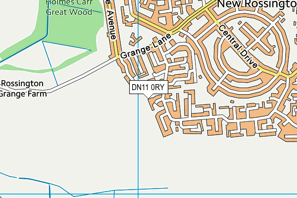 DN11 0RY map - OS VectorMap District (Ordnance Survey) DN11 0RY map - OS VectorMap District (Ordnance Survey)