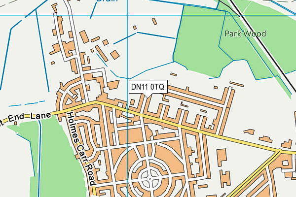 DN11 0TQ map - OS VectorMap District (Ordnance Survey) DN11 0TQ map - OS VectorMap District (Ordnance Survey)