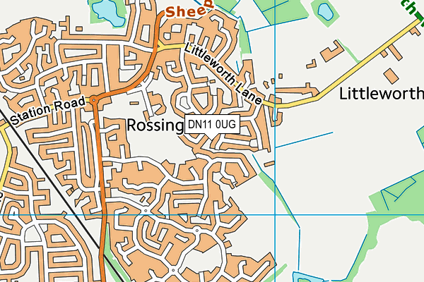 DN11 0UG map - OS VectorMap District (Ordnance Survey) DN11 0UG map - OS VectorMap District (Ordnance Survey)