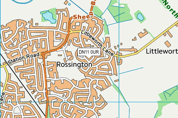DN11 0UR map - OS VectorMap District (Ordnance Survey) DN11 0UR map - OS VectorMap District (Ordnance Survey)