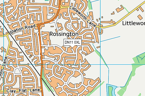 DN11 0XL map - OS VectorMap District (Ordnance Survey) DN11 0XL map - OS VectorMap District (Ordnance Survey)