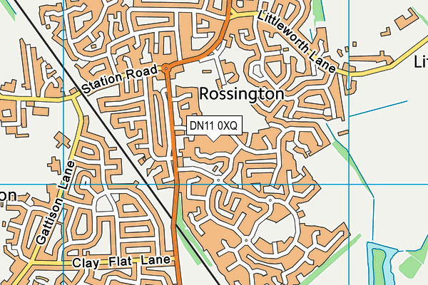 DN11 0XQ map - OS VectorMap District (Ordnance Survey) DN11 0XQ map - OS VectorMap District (Ordnance Survey)