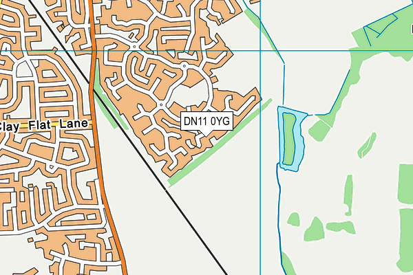DN11 0YG map - OS VectorMap District (Ordnance Survey) DN11 0YG map - OS VectorMap District (Ordnance Survey)
