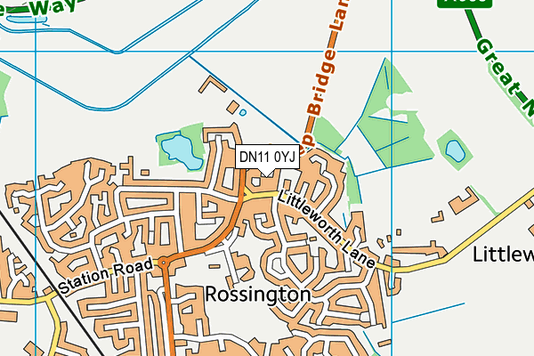 DN11 0YJ map - OS VectorMap District (Ordnance Survey) DN11 0YJ map - OS VectorMap District (Ordnance Survey)