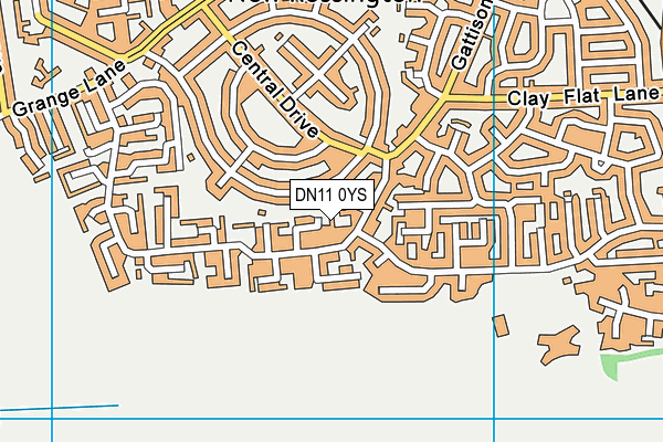 DN11 0YS map - OS VectorMap District (Ordnance Survey) DN11 0YS map - OS VectorMap District (Ordnance Survey)