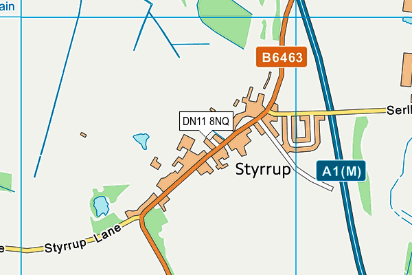 DN11 8NQ map - OS VectorMap District (Ordnance Survey) DN11 8NQ map - OS VectorMap District (Ordnance Survey)