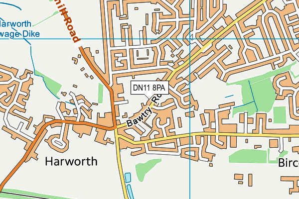 DN11 8PA map - OS VectorMap District (Ordnance Survey) DN11 8PA map - OS VectorMap District (Ordnance Survey)