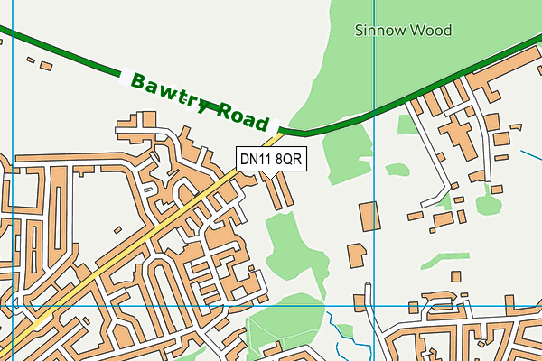 DN11 8QR map - OS VectorMap District (Ordnance Survey) DN11 8QR map - OS VectorMap District (Ordnance Survey)