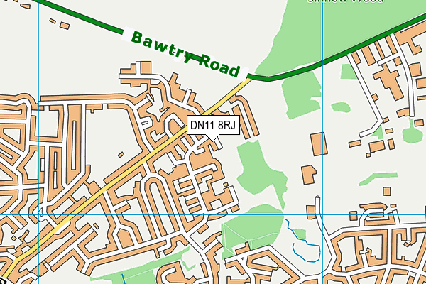DN11 8RJ map - OS VectorMap District (Ordnance Survey) DN11 8RJ map - OS VectorMap District (Ordnance Survey)
