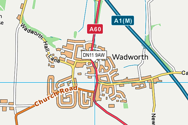 DN11 9AW map - OS VectorMap District (Ordnance Survey) DN11 9AW map - OS VectorMap District (Ordnance Survey)