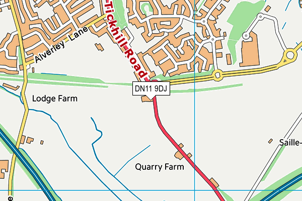 DN11 9DJ map - OS VectorMap District (Ordnance Survey) DN11 9DJ map - OS VectorMap District (Ordnance Survey)