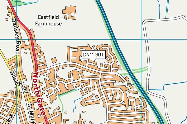 DN11 9UT map - OS VectorMap District (Ordnance Survey) DN11 9UT map - OS VectorMap District (Ordnance Survey)