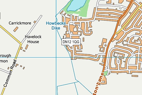 DN12 1QG map - OS VectorMap District (Ordnance Survey) DN12 1QG map - OS VectorMap District (Ordnance Survey)
