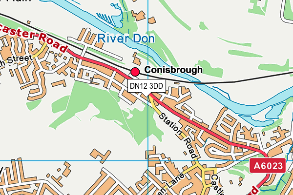 DN12 3DD map - OS VectorMap District (Ordnance Survey) DN12 3DD map - OS VectorMap District (Ordnance Survey)