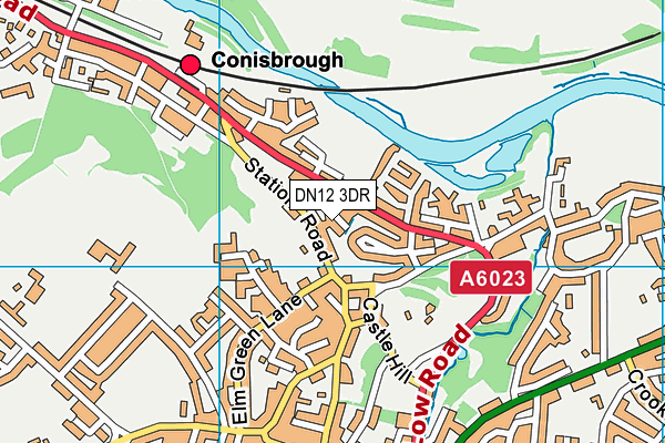 DN12 3DR map - OS VectorMap District (Ordnance Survey) DN12 3DR map - OS VectorMap District (Ordnance Survey)