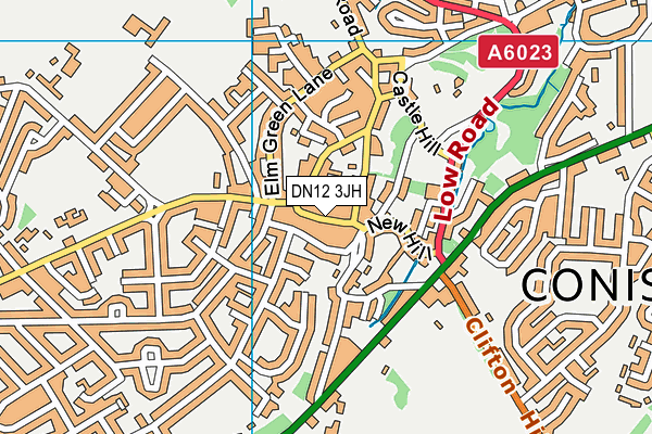 DN12 3JH map - OS VectorMap District (Ordnance Survey) DN12 3JH map - OS VectorMap District (Ordnance Survey)