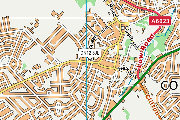 DN12 3JL map - OS VectorMap District (Ordnance Survey) DN12 3JL map - OS VectorMap District (Ordnance Survey)