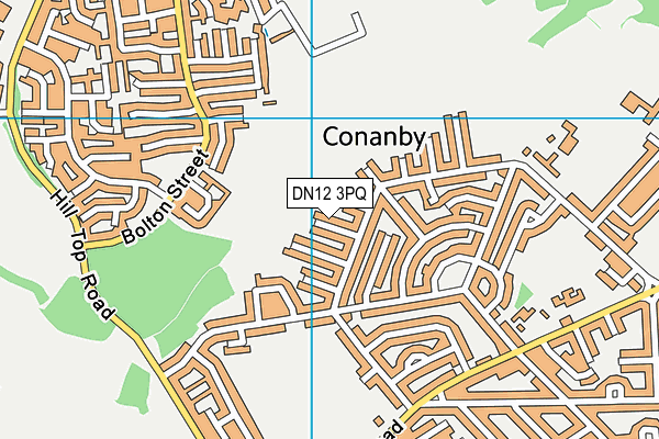 DN12 3PQ map - OS VectorMap District (Ordnance Survey) DN12 3PQ map - OS VectorMap District (Ordnance Survey)