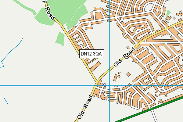 DN12 3QA map - OS VectorMap District (Ordnance Survey) DN12 3QA map - OS VectorMap District (Ordnance Survey)
