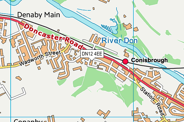 DN12 4EE map - OS VectorMap District (Ordnance Survey) DN12 4EE map - OS VectorMap District (Ordnance Survey)