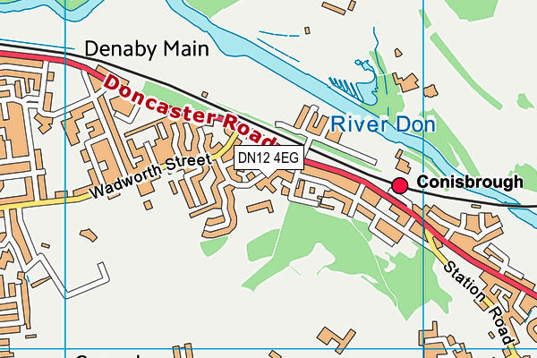 DN12 4EG map - OS VectorMap District (Ordnance Survey) DN12 4EG map - OS VectorMap District (Ordnance Survey)