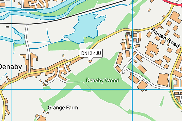DN12 4JU map - OS VectorMap District (Ordnance Survey) DN12 4JU map - OS VectorMap District (Ordnance Survey)