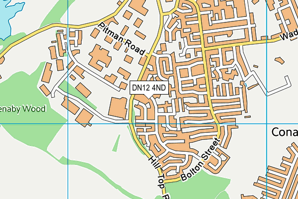 DN12 4ND map - OS VectorMap District (Ordnance Survey) DN12 4ND map - OS VectorMap District (Ordnance Survey)