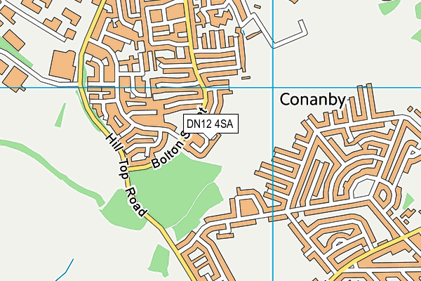 DN12 4SA map - OS VectorMap District (Ordnance Survey) DN12 4SA map - OS VectorMap District (Ordnance Survey)