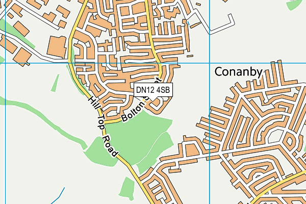 DN12 4SB map - OS VectorMap District (Ordnance Survey) DN12 4SB map - OS VectorMap District (Ordnance Survey)