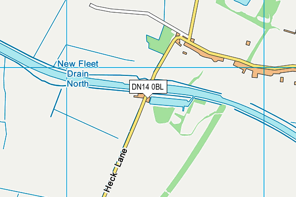 DN14 0BL map - OS VectorMap District (Ordnance Survey) DN14 0BL map - OS VectorMap District (Ordnance Survey)