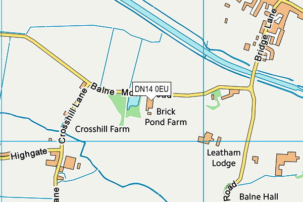 DN14 0EU map - OS VectorMap District (Ordnance Survey) DN14 0EU map - OS VectorMap District (Ordnance Survey)