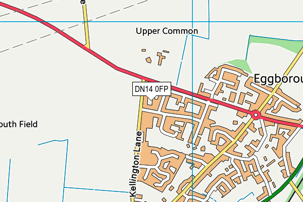 DN14 0FP map - OS VectorMap District (Ordnance Survey) DN14 0FP map - OS VectorMap District (Ordnance Survey)