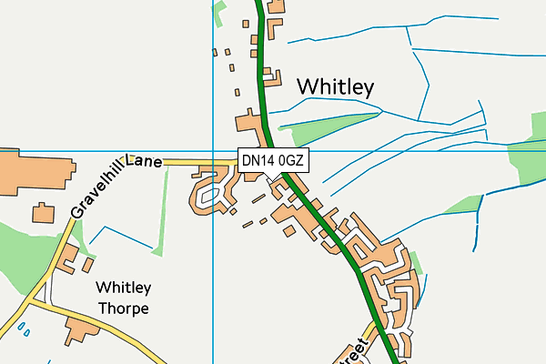 DN14 0GZ map - OS VectorMap District (Ordnance Survey) DN14 0GZ map - OS VectorMap District (Ordnance Survey)