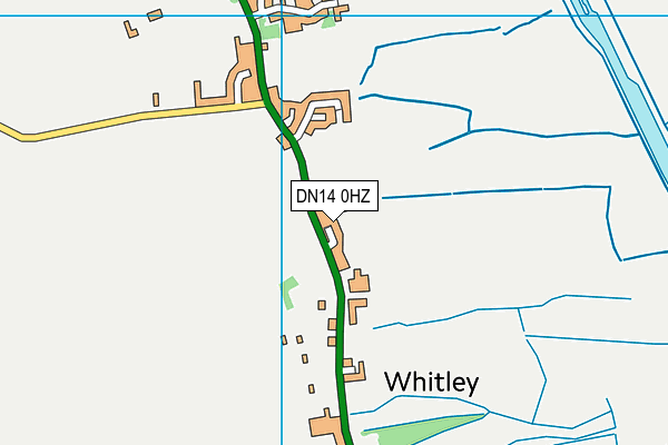 DN14 0HZ map - OS VectorMap District (Ordnance Survey) DN14 0HZ map - OS VectorMap District (Ordnance Survey)