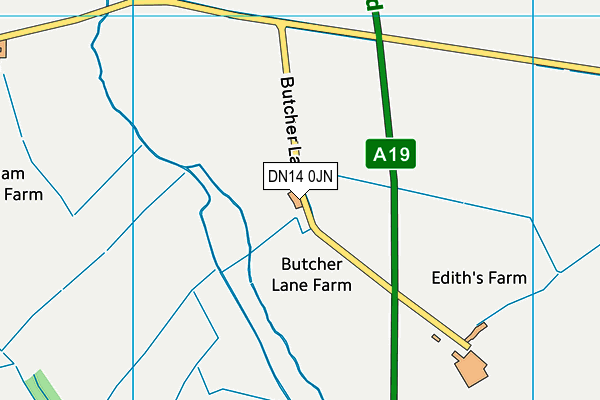 DN14 0JN map - OS VectorMap District (Ordnance Survey) DN14 0JN map - OS VectorMap District (Ordnance Survey)