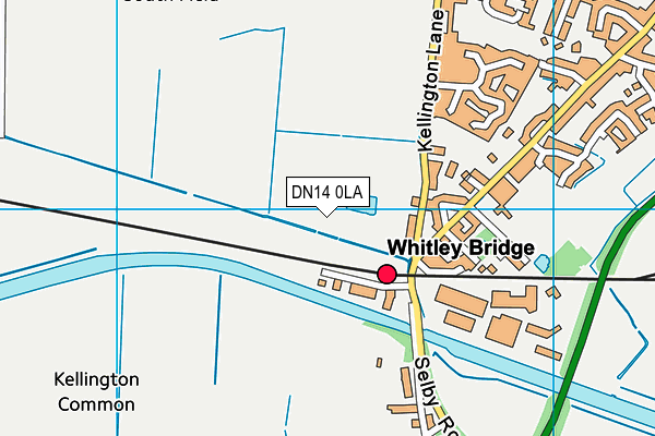 DN14 0LA map - OS VectorMap District (Ordnance Survey) DN14 0LA map - OS VectorMap District (Ordnance Survey)