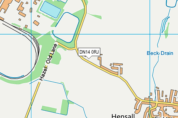 DN14 0RJ map - OS VectorMap District (Ordnance Survey) DN14 0RJ map - OS VectorMap District (Ordnance Survey)