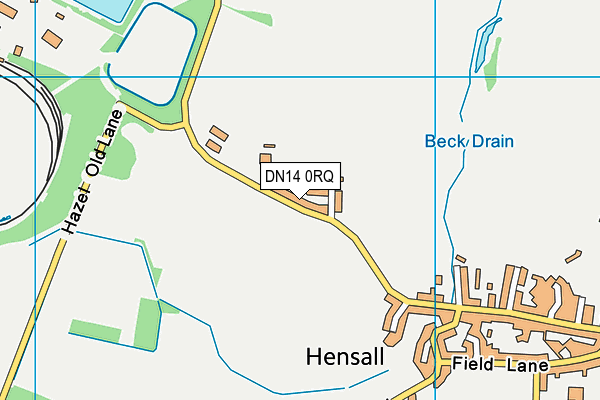 DN14 0RQ map - OS VectorMap District (Ordnance Survey) DN14 0RQ map - OS VectorMap District (Ordnance Survey)