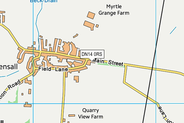 DN14 0RS map - OS VectorMap District (Ordnance Survey) DN14 0RS map - OS VectorMap District (Ordnance Survey)