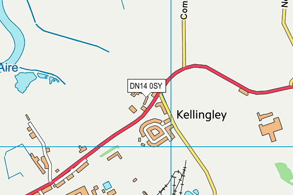 DN14 0SY map - OS VectorMap District (Ordnance Survey) DN14 0SY map - OS VectorMap District (Ordnance Survey)