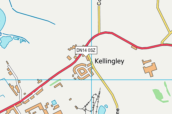 DN14 0SZ map - OS VectorMap District (Ordnance Survey) DN14 0SZ map - OS VectorMap District (Ordnance Survey)
