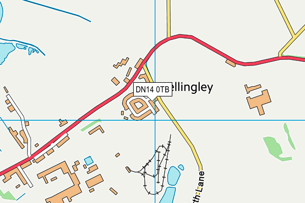 DN14 0TB map - OS VectorMap District (Ordnance Survey) DN14 0TB map - OS VectorMap District (Ordnance Survey)