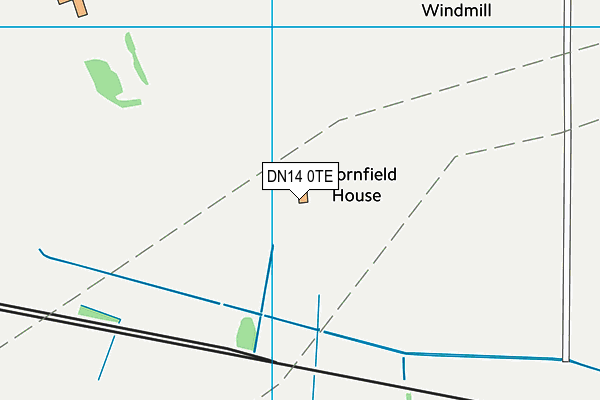 DN14 0TE map - OS VectorMap District (Ordnance Survey) DN14 0TE map - OS VectorMap District (Ordnance Survey)