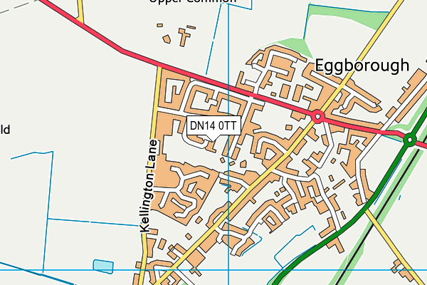 DN14 0TT map - OS VectorMap District (Ordnance Survey) DN14 0TT map - OS VectorMap District (Ordnance Survey)