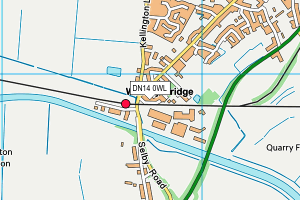 DN14 0WL map - OS VectorMap District (Ordnance Survey) DN14 0WL map - OS VectorMap District (Ordnance Survey)