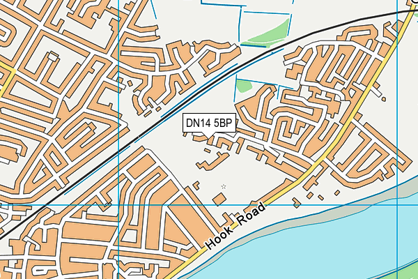 DN14 5BP map - OS VectorMap District (Ordnance Survey) DN14 5BP map - OS VectorMap District (Ordnance Survey)