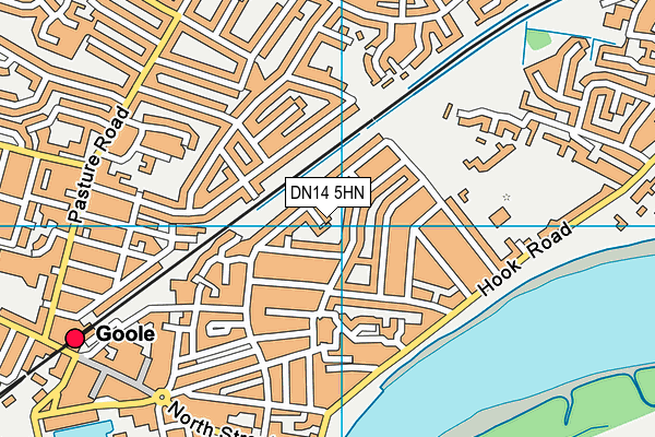 DN14 5HN map - OS VectorMap District (Ordnance Survey) DN14 5HN map - OS VectorMap District (Ordnance Survey)