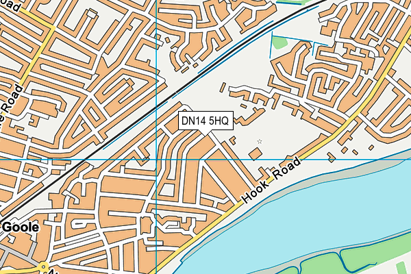 DN14 5HQ map - OS VectorMap District (Ordnance Survey) DN14 5HQ map - OS VectorMap District (Ordnance Survey)